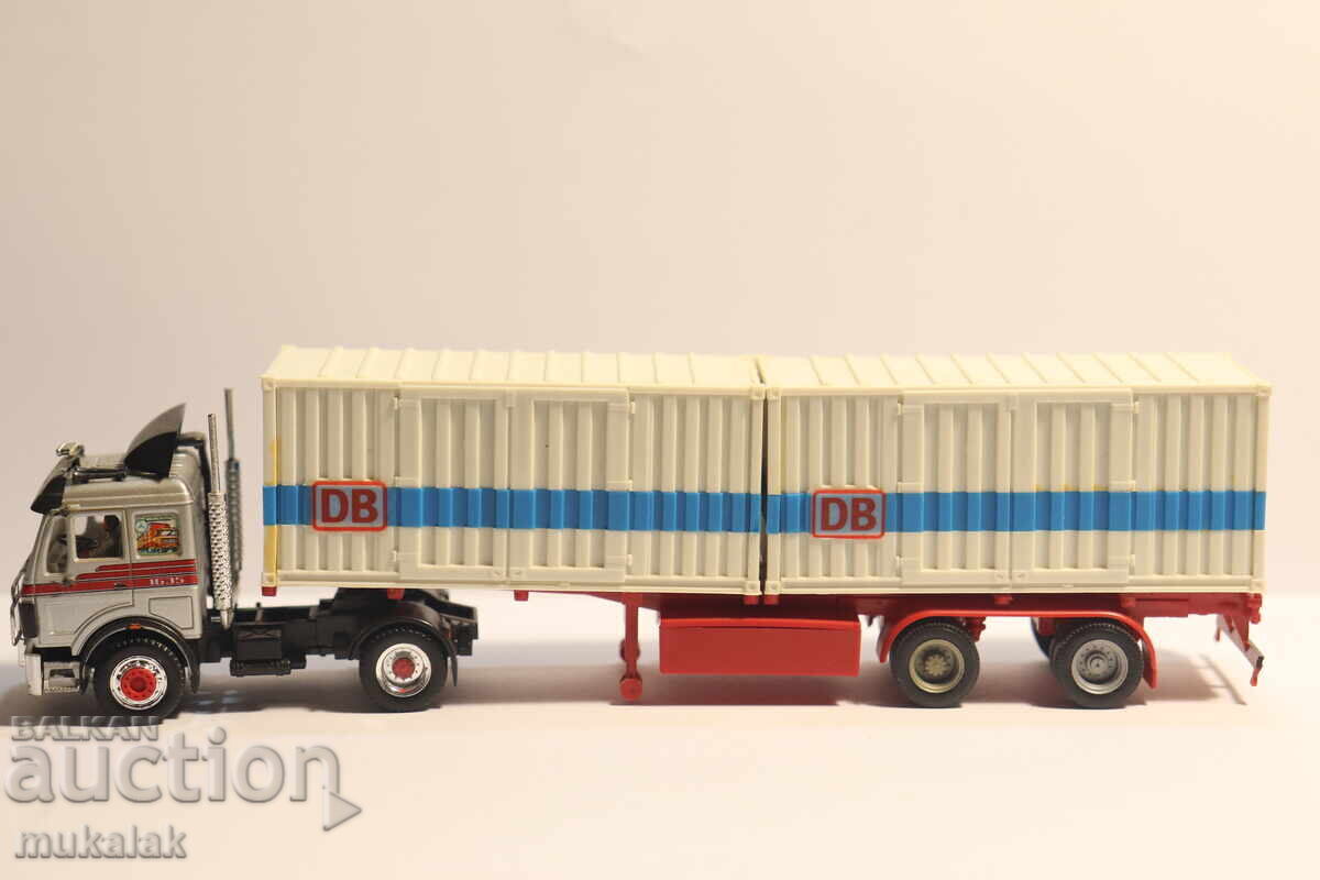 HERPA  1:87 H0 МERCEDES   КОНТЕЙНЕР   КАМИОН  МОДЕЛ