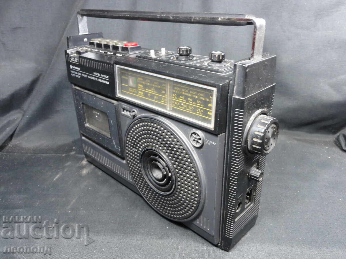 BZC STAR Retro Transistor Radio Cassette Recorder SANYO M 2422H with price 16.00 BGN | € 8.18 BZC STAR Retro Transistor Radio Cassette Recorder SANYO M 2422H with price 16.00 BGN | € 8.18