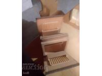 Дървена пирографирана кутия за цигари