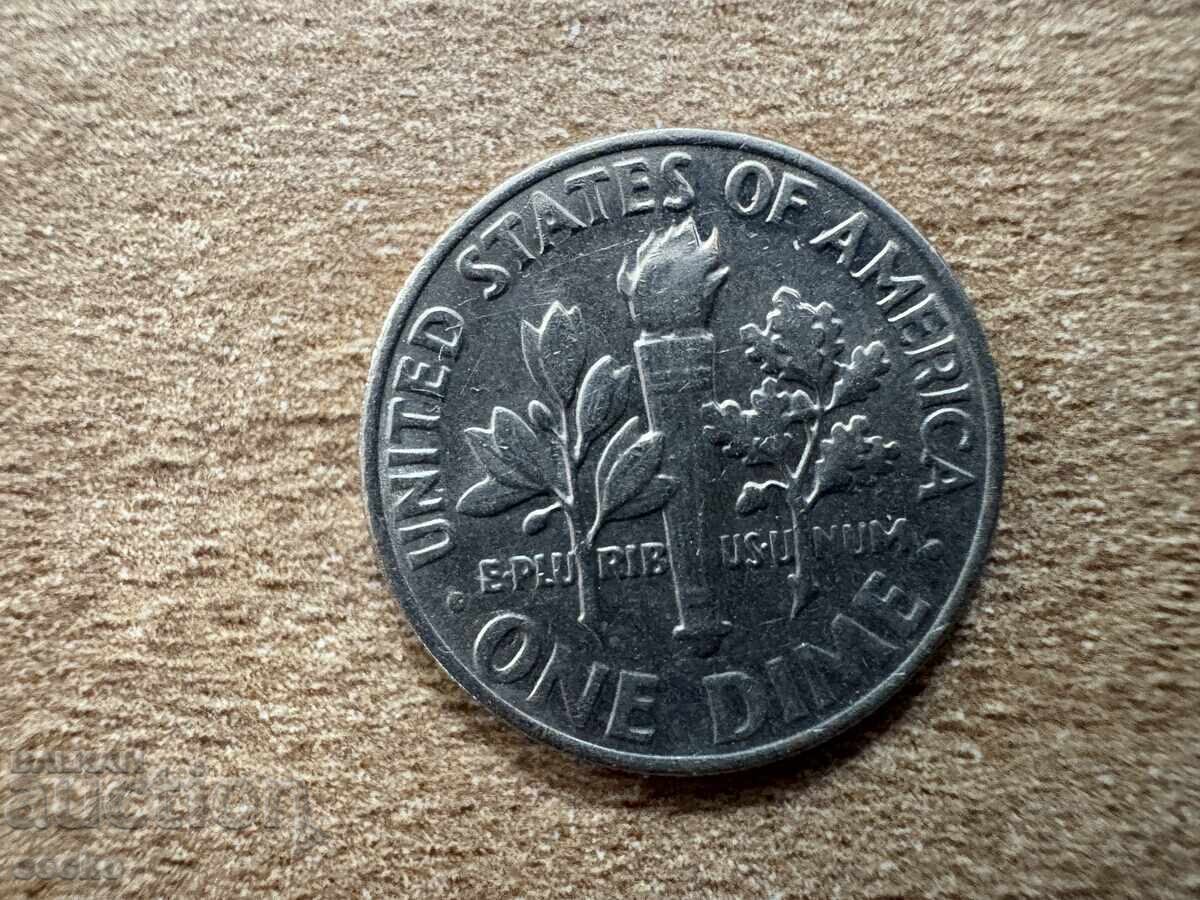 SUA - 10 cenți (1968) SUA - 10 cenți (1968)