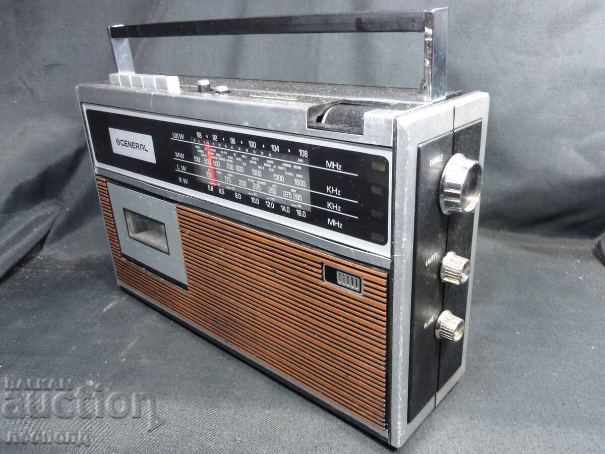 BZTS ΣΤΑΡ ΡΕΤΡΟ ΤΡΑΝΖΙΣΤΟΡ ΡΑΔΙΟ ΚΑΣΕΤΟΦΩΝΟ GENERAL με τιμή 17.00 BGN | € 8.69 BZTS ΣΤΑΡ ΡΕΤΡΟ ΤΡΑΝΖΙΣΤΟΡ ΡΑΔΙΟ ΚΑΣΕΤΟΦΩΝΟ GENERAL με τιμή 17.00 BGN | € 8.69