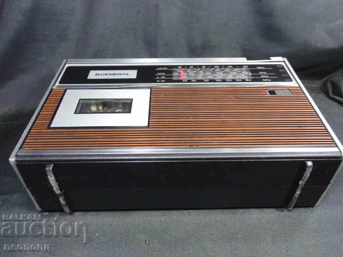 BZTS ΣΤΑΡ ΡΕΤΡΟ ΤΡΑΝΖΙΣΤΟΡ ΡΑΔΙΟ ΚΑΣΕΤΟΦΩΝΟ GENERAL - 6 BZTS ΣΤΑΡ ΡΕΤΡΟ ΤΡΑΝΖΙΣΤΟΡ ΡΑΔΙΟ ΚΑΣΕΤΟΦΩΝΟ GENERAL - 6