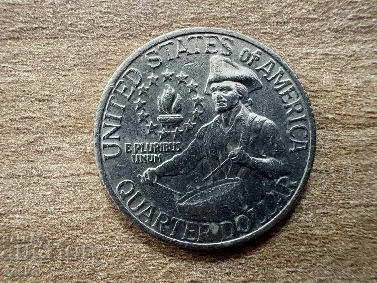 USA - 1/4 dollar (1976) - 200 years of Independence USA - 1/4 dollar (1976) - 200 years of Independence