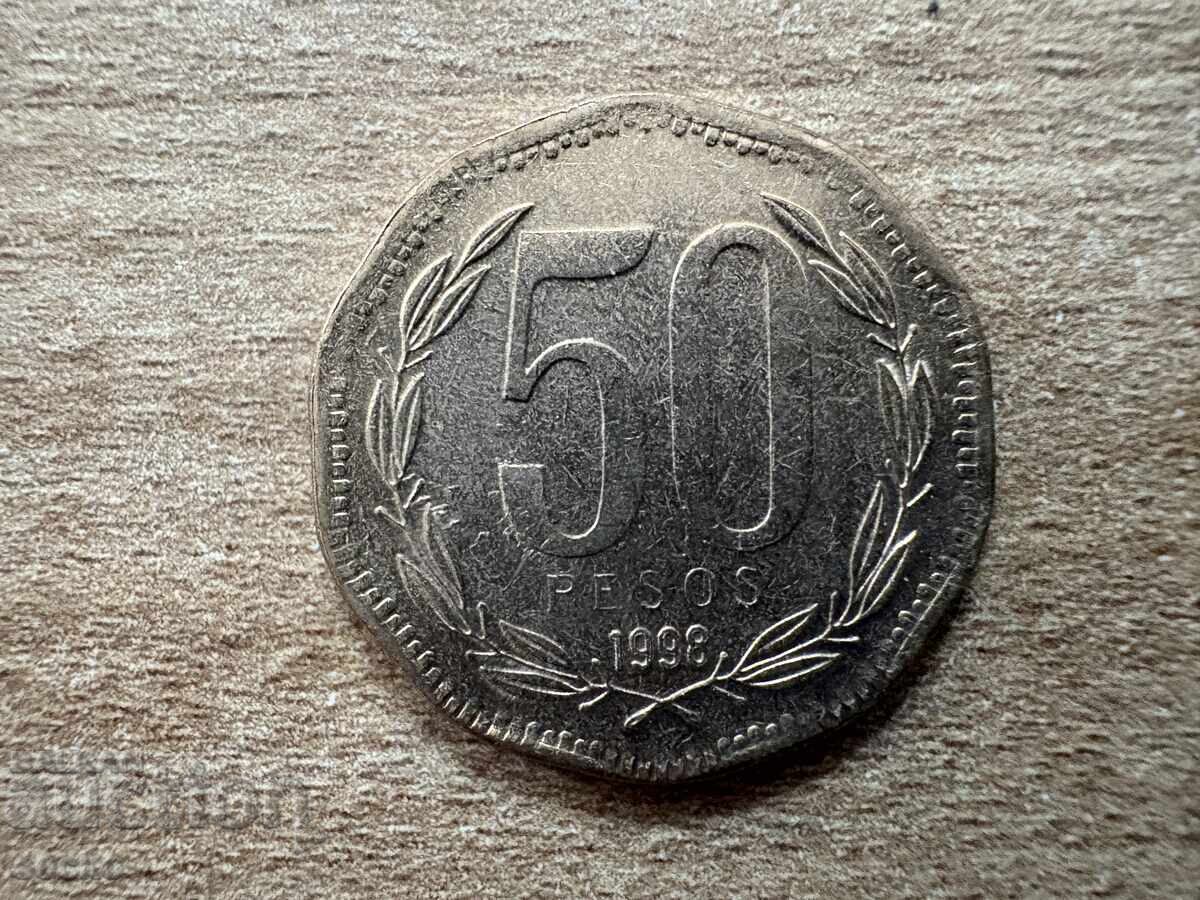 Chile - 50 pesos (1998)