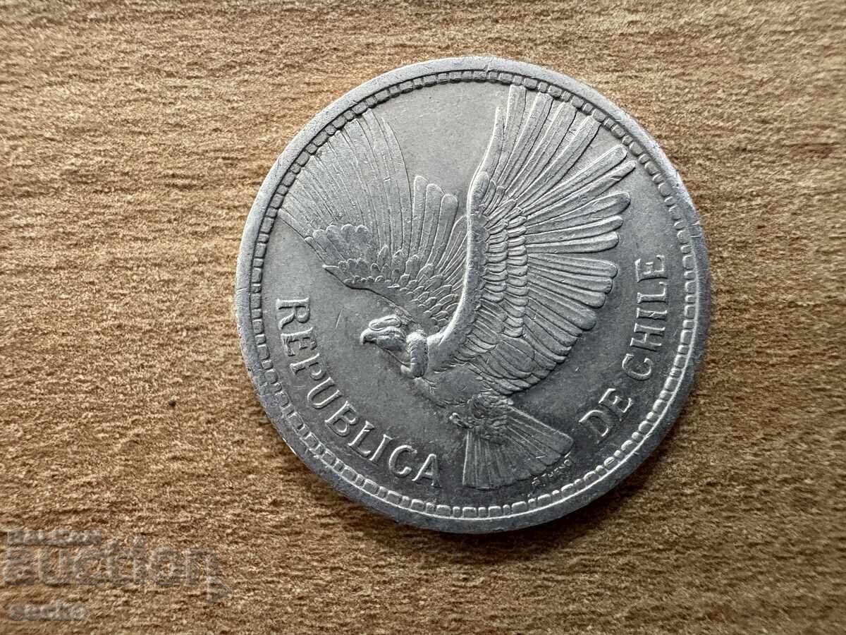 Чили - 10 песос (1958) с цена 1.00 лв. | € 0.51