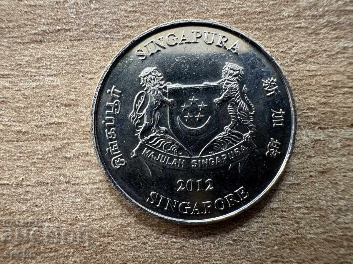 Σιγκαπούρη - 20 σεντ (2012) με τιμή 0.75 BGN | € 0.38
