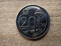 Singapore - 20 cenți (2013)
