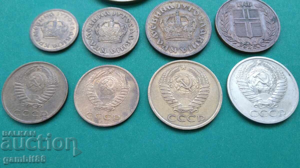Lot of Bulgarian and foreign coins - 12 pcs. - EXCELLENT - 5 Lot of Bulgarian and foreign coins - 12 pcs. - EXCELLENT - 5