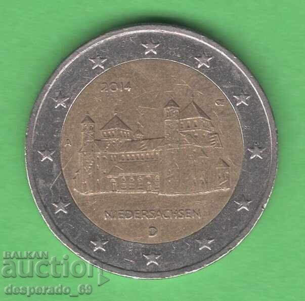 (¯`'•.¸ 2 Euro 2014 D GERMANY ¸.•'´¯) (¯`'•.¸ 2 Euro 2014 D GERMANY ¸.•'´¯)