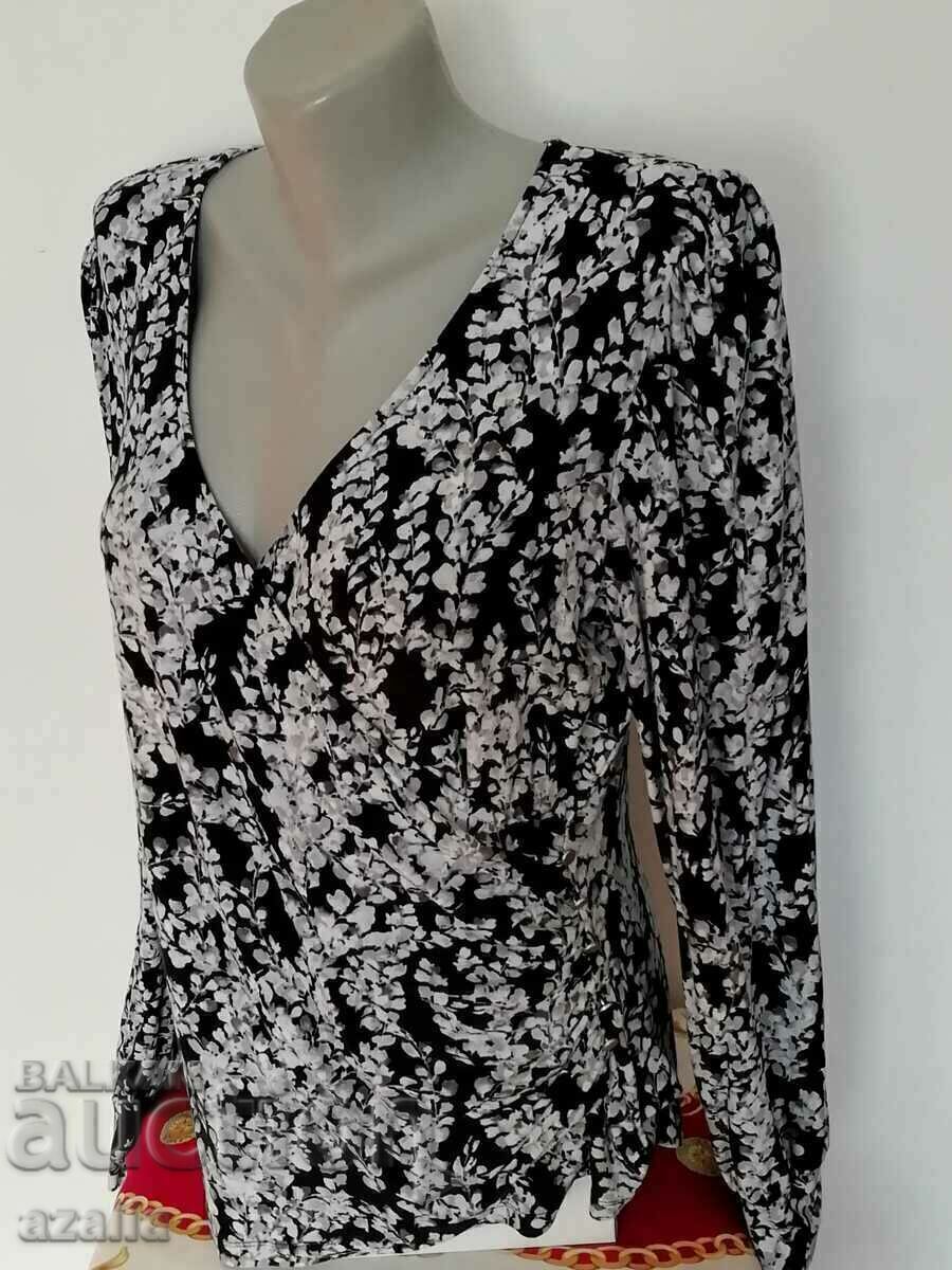 Auction  Color long sleeve blouse size M