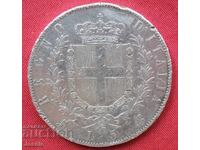 5 lire 1871 Italy silver - NO MADE IN CHINA