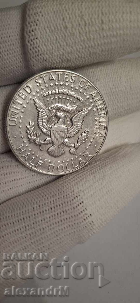 ΗΠΑ ½ δολάριο, 1968, Κένεντι Χαλφ δολάριο. Ασημένιο