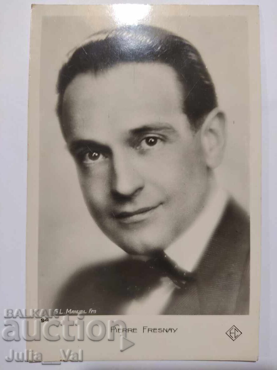 Много стара картичка с Pierre Fresnay