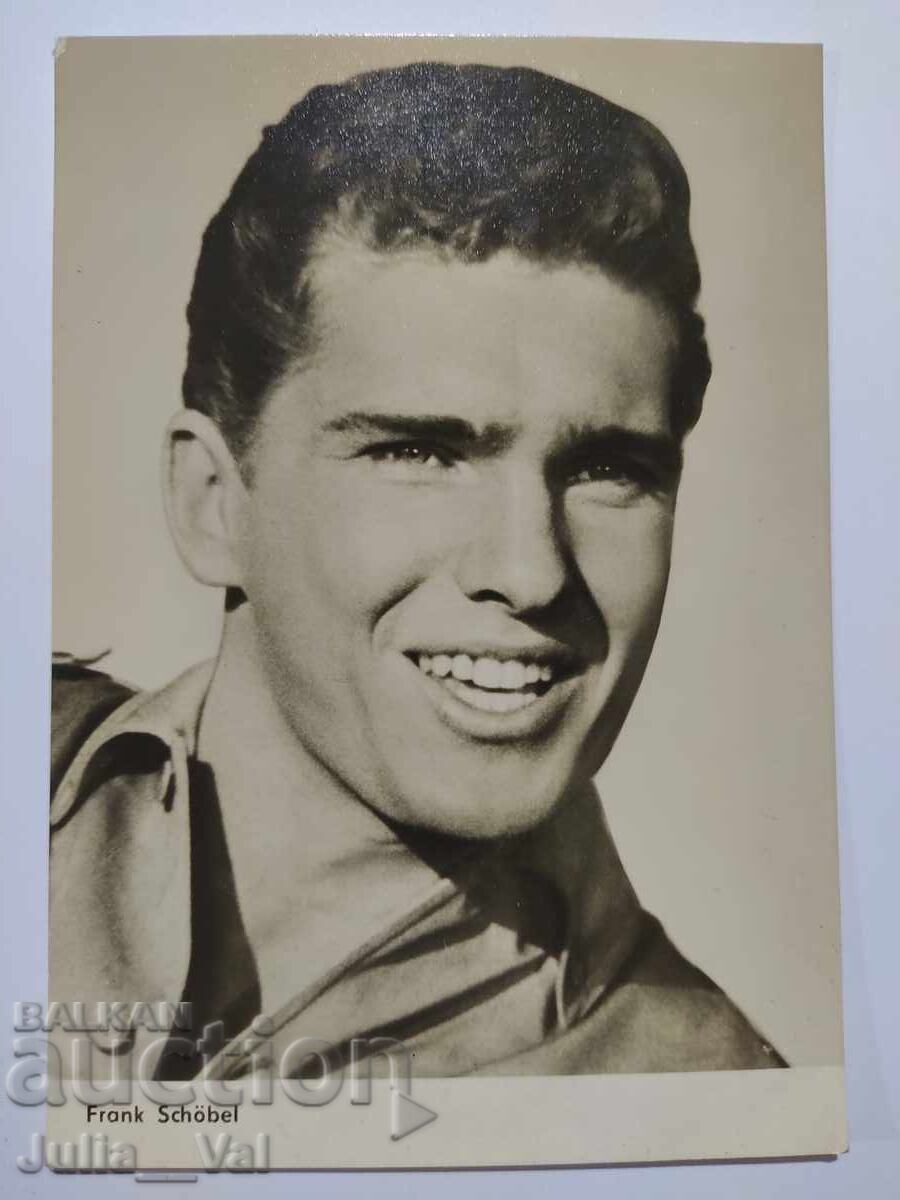 Carte poștală veche cu Frank Schobel Carte poștală veche cu Frank Schobel