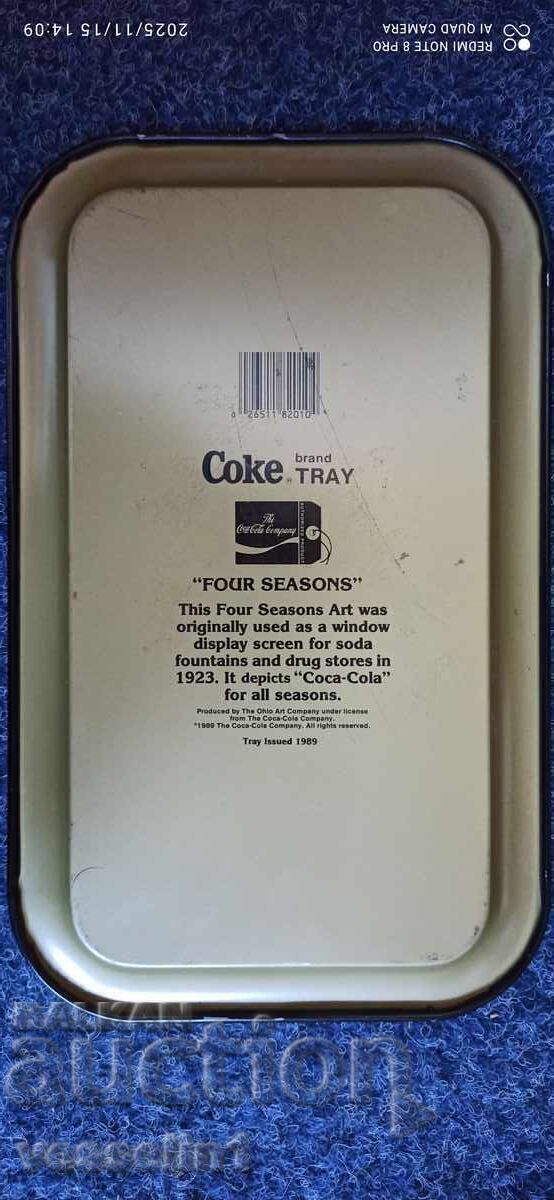 Παλιά μεταλλική πινακίδα Coca-Cola από το 1989, αμερικάνικη με τιμή € 36.81 | 71.99 BGN Παλιά μεταλλική πινακίδα Coca-Cola από το 1989, αμερικάνικη με τιμή € 36.81 | 71.99 BGN