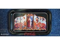 Παλιά μεταλλική πινακίδα Coca-Cola από το 1989, αμερικάνικη