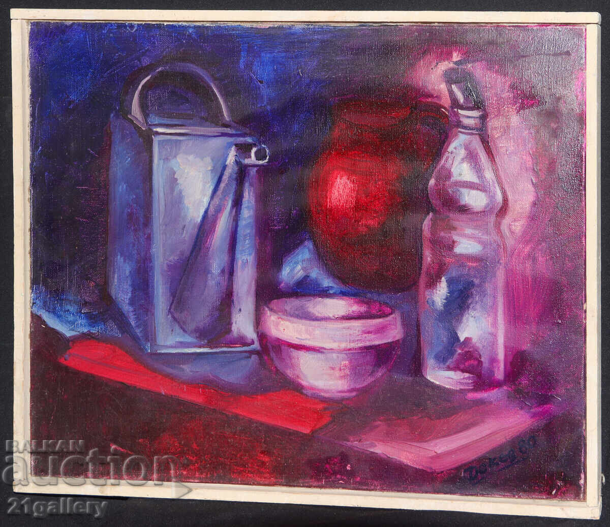 Vasil Dokev (1938-2017) Oil Paintings Still Life with price 700.00 BGN | € 357.90