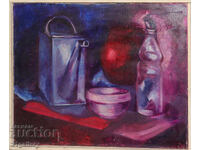 Βασίλ Δόκεβ (1938-2017) ελαιογραφία νεκρή φύση