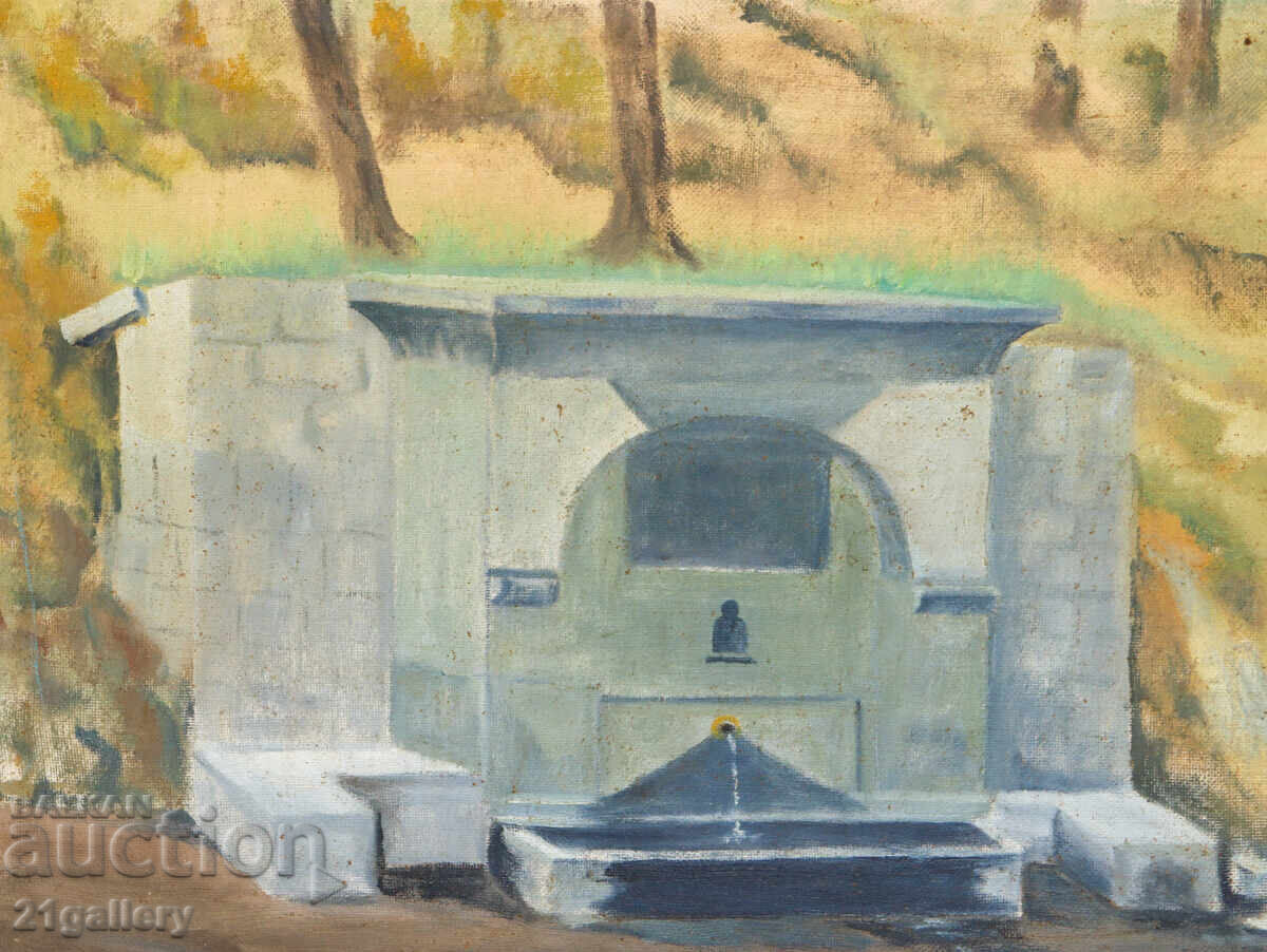 Παράδοση Ελαιογραφία τοπίο από Κοprivshtitsa