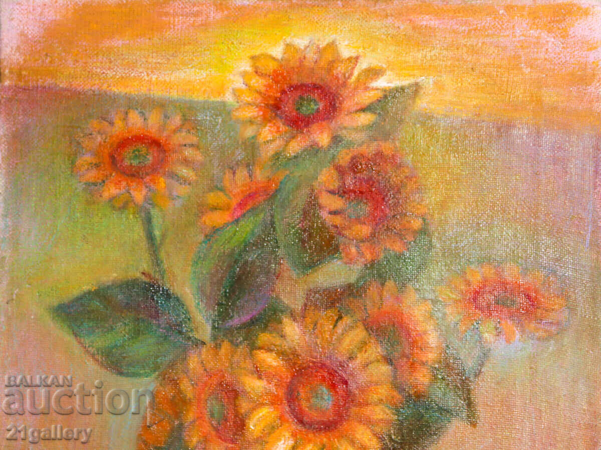 Livrarea Elka Naidenova (1932 – 2016) Natură statică vază cu flori Livrarea Elka Naidenova (1932 – 2016) Natură statică vază cu flori