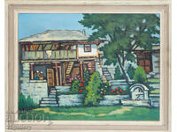 Έλαιογραφία αγροτικού τοπίου