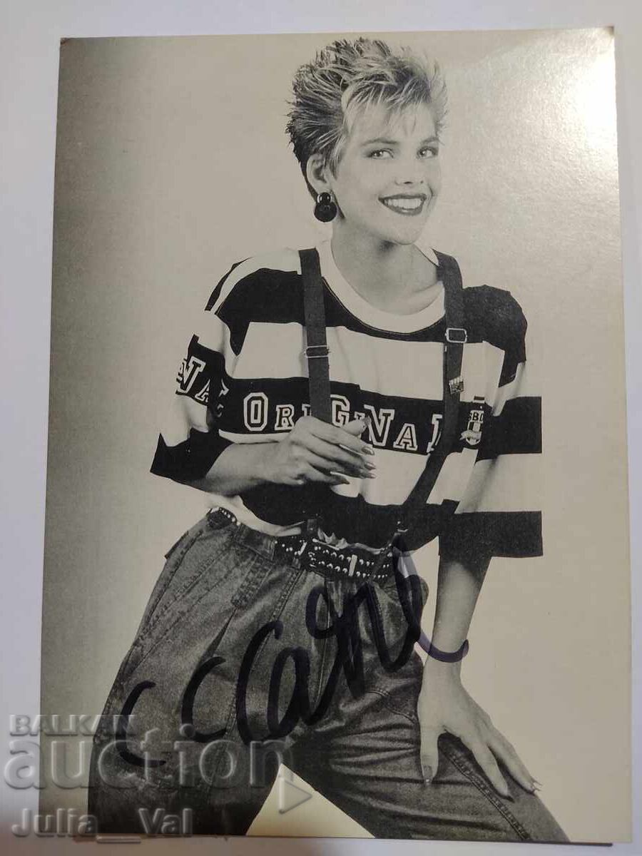 Autograf de la C.C. Catch - C.C. Catch 3 Autograf de la C.C. Catch - C.C. Catch 3