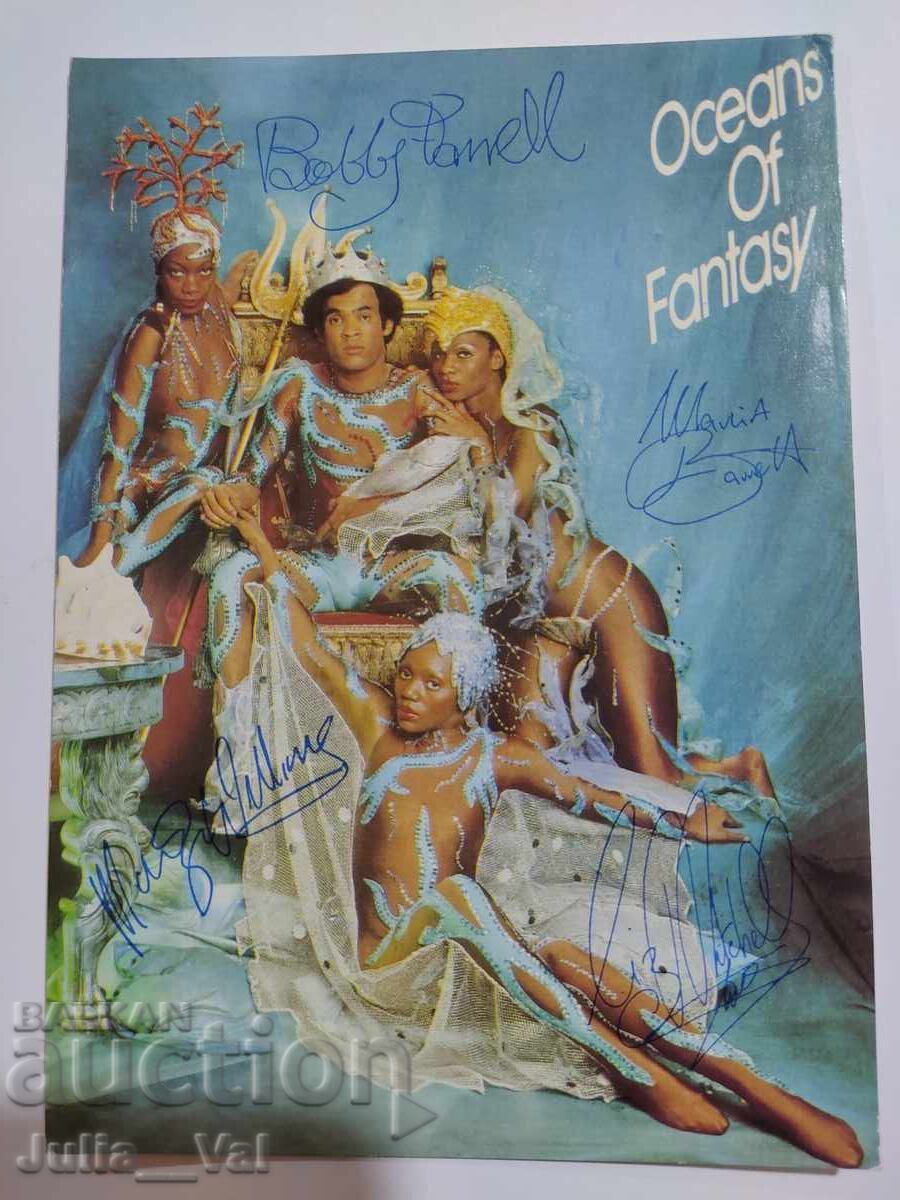 Autografe de la trupa Boney M - Boney M Autografe de la trupa Boney M - Boney M