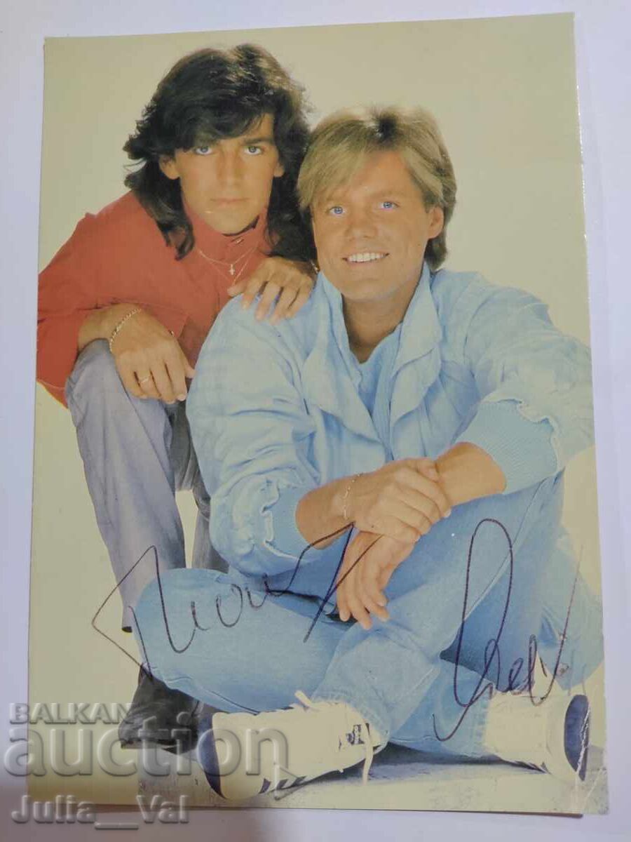 Αυτογραφές από Modern Talking Αυτογραφές από Modern Talking