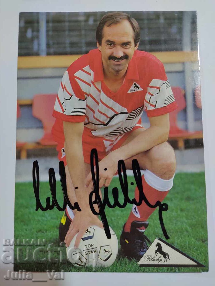 Autograf de la Uli Stielike Autograf de la Uli Stielike