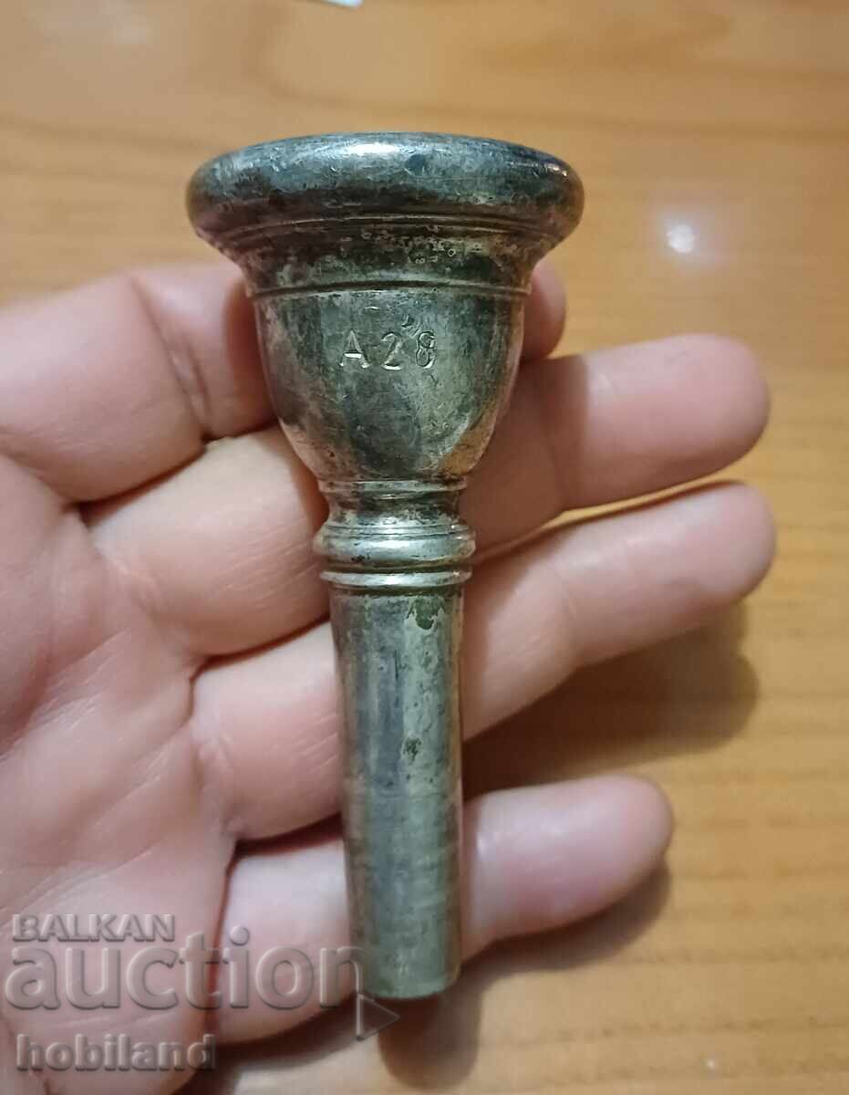 Suport de muzicuță din argint pentru instrument de suflat