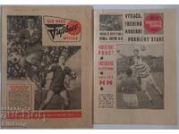1965-1967 German and Czech newspapers with info on CSKA matches