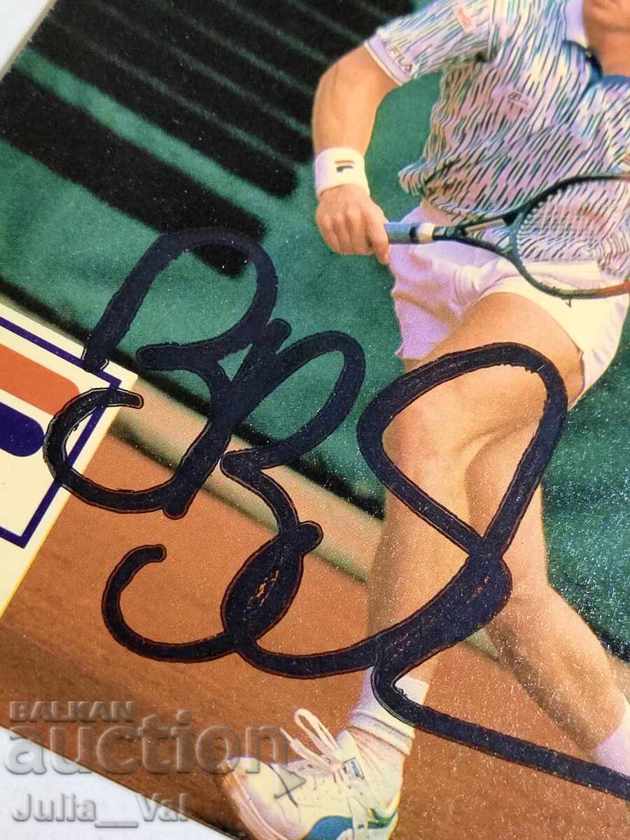 Licitație Autograf de la Boris Becker 1 Licitație Autograf de la Boris Becker 1