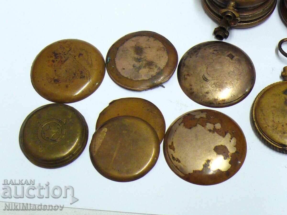 Λοτ επιχρύσωσης, σκραπ, χρυσός από ρολόγια τσέπης, ΒΖC! - 6