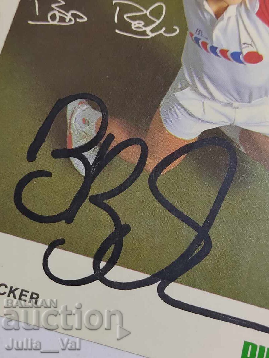 Licitație Autograf de la Boris Becker 2 Licitație Autograf de la Boris Becker 2