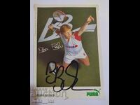 Автограф от Борис Бекер 2