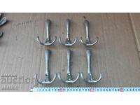 LOT DE 6 BUCĂȚI CU UMERASE MASIVE DIN BRONZ