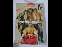 Автографи от група Чингис Хан