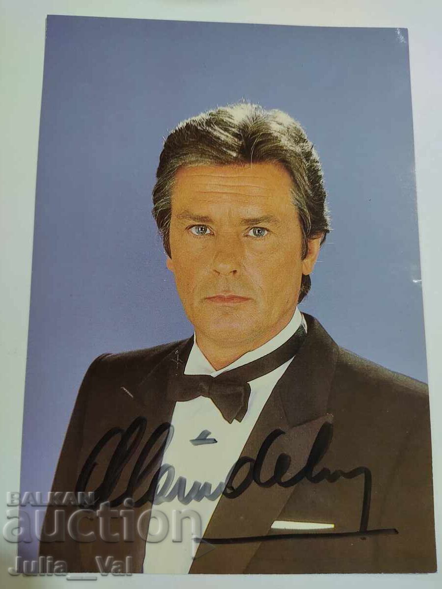 Autograph by Alain Delon