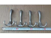 SET DE 4 BUCĂȚI CU CÂRLIGE MASIVE DE BRONZ