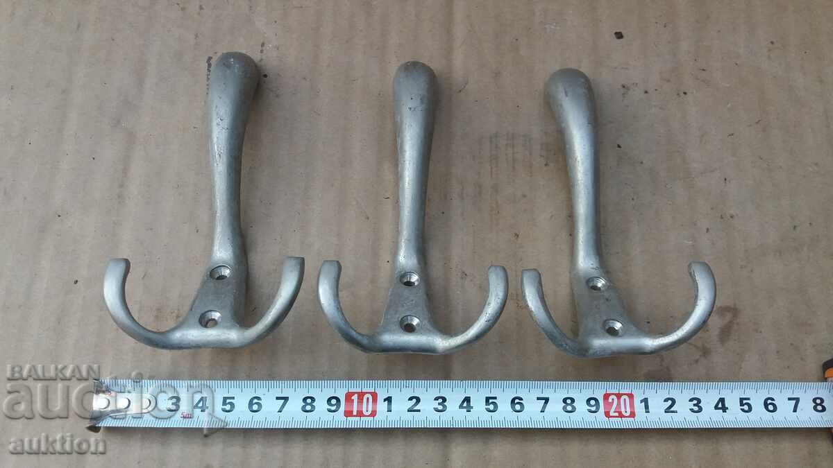 SET OF 3 SOLID BRONZE HANGERS