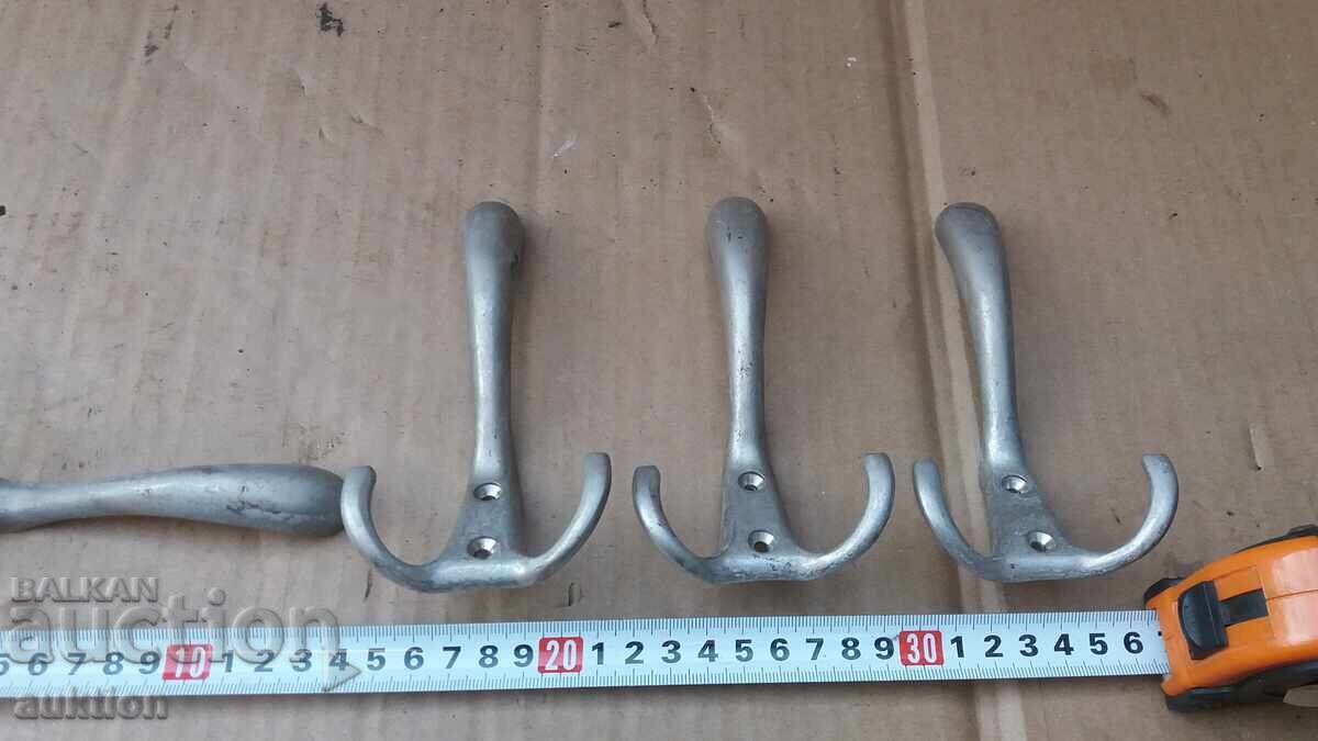 Delivery of Set of 4 Solid Bronze Coat Hooks Delivery of Set of 4 Solid Bronze Coat Hooks