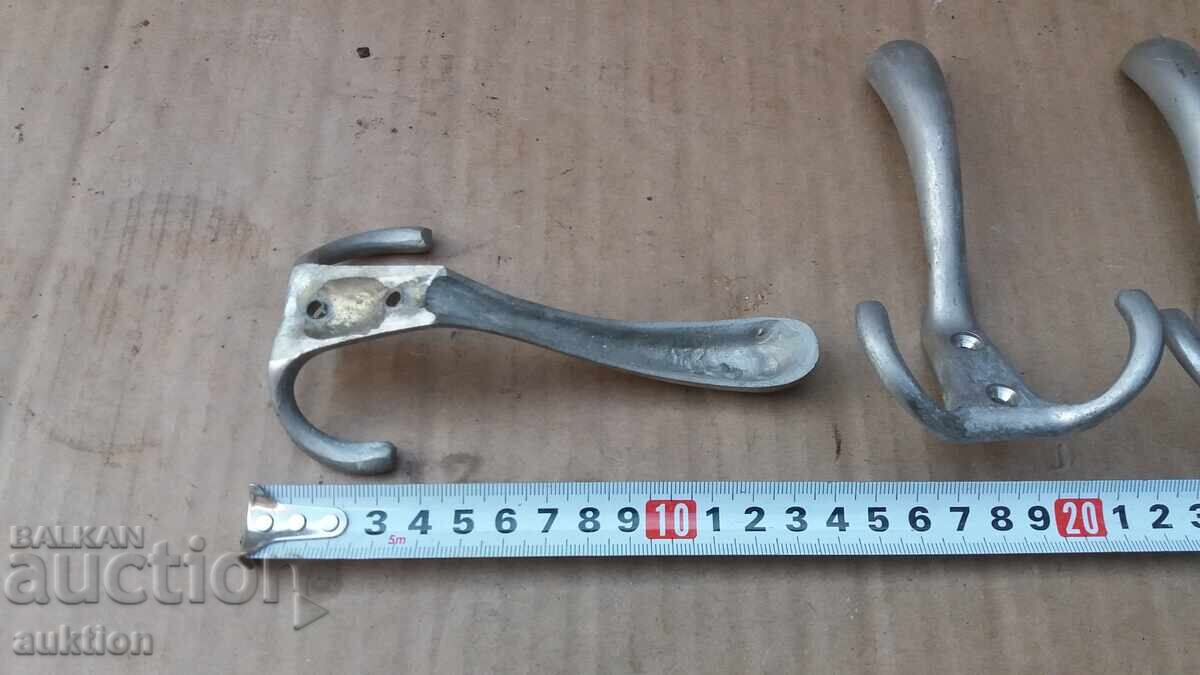 Set of 4 Solid Bronze Coat Hooks - 5 Set of 4 Solid Bronze Coat Hooks - 5