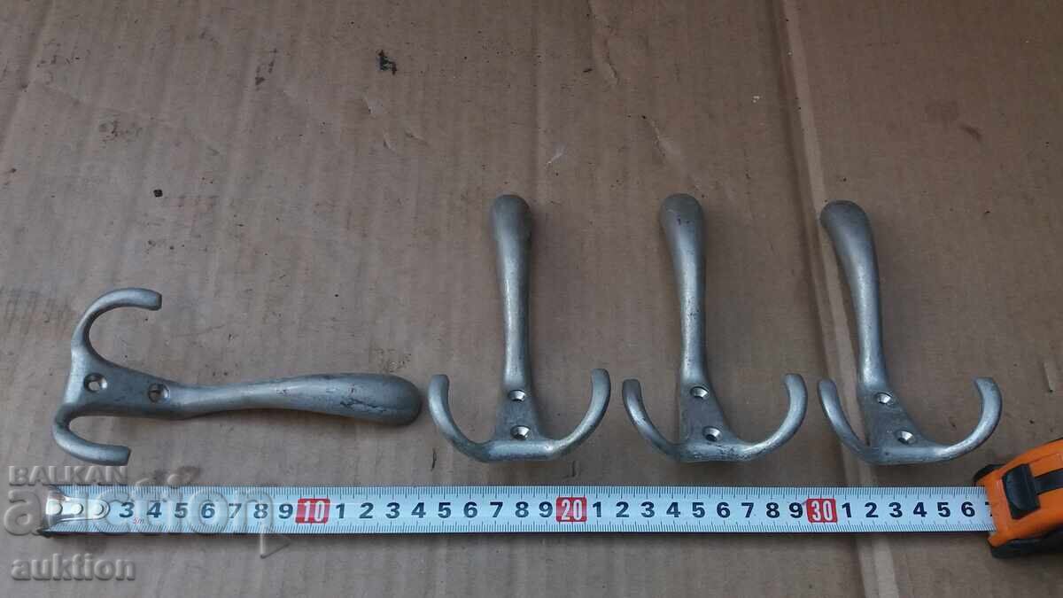 Set of 4 Solid Bronze Coat Hooks Set of 4 Solid Bronze Coat Hooks