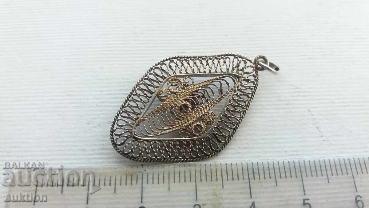 Доставка на ФИЛИГРАН - СРЕБЪРНА БРОШКА , ВИСУЛКА