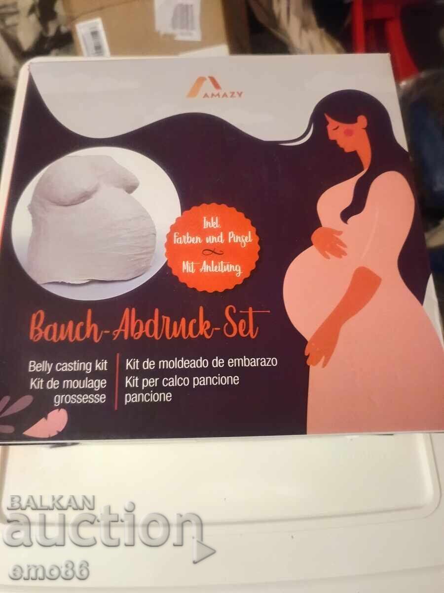 Set de turnare cu ipsos cu vopsele pentru pictură B.Z.C