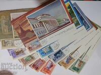 10 картички с пощенски марки СССР 1969-100 г. от р.д. Ленин
