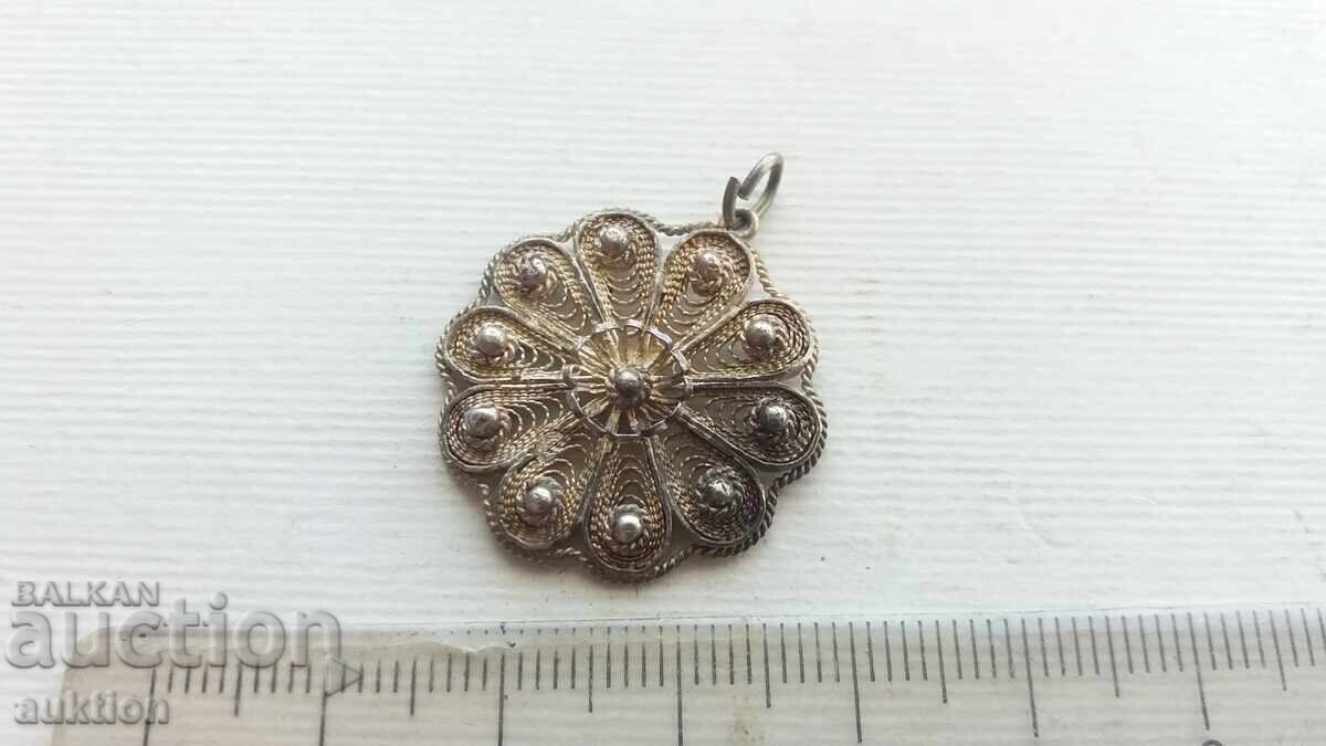 FILIGREE - SILVER PENDANT - UNIQUE with price 21.99 BGN | € 11.24