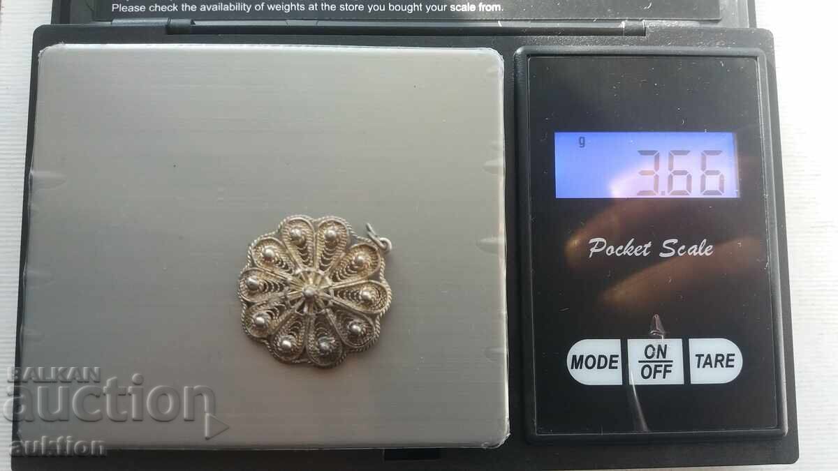 FILIGREE - SILVER PENDANT - UNIQUE - 7