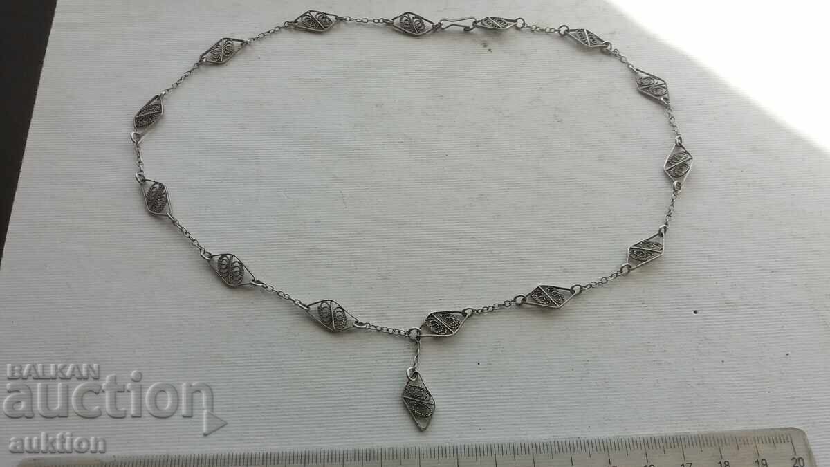 SILVER NECKLACE - FILIGREE - 9 GRAMS - 6