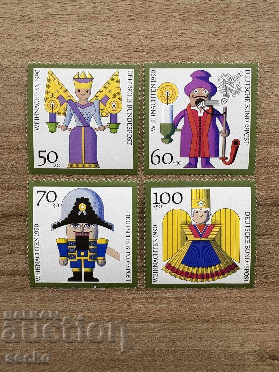 FRG/FRG - Christmas Stamps (1990) MNH